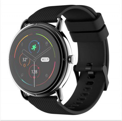 Noise Fit Buzz with 1.32inch HD Round Screen, Bluetooth calling and SPO2 Smartwatch (Black Strap, Regular)