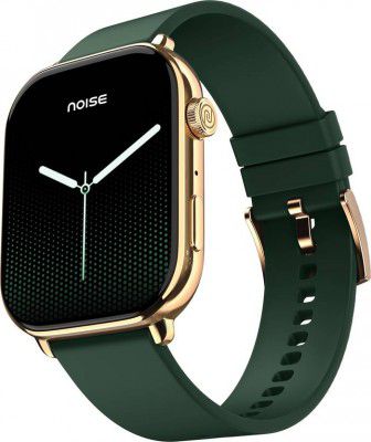 Noise Icon 4 with Stunning 1.96' Display, Metallic Finish, BT Calling Smartwatch (Forest Green Strap, Regular)