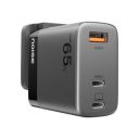 Noise Power Series 65W GaN Charger: Fast Charging Adapter, 3 Ports (2 USB-C + 1 USB-A)...
