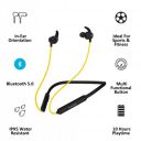 Noise Tune Active In-Ear Wireless Earphone with Mic (Bluetooth 5.0, IPX5 Water Resistant, Yellow)...