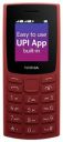 Nokia 106 Single Sim, Keypad Phone with Built-in UPI Payments App, Long-Lasting Battery, Wireless FM Radio & MP3 Player, and MicroSD Card Slot | Red...