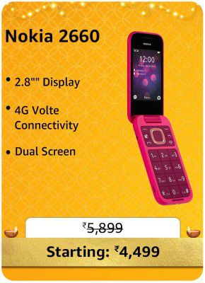 Nokia 2660 @ ₹4,499/- During Big Billion Days Sale