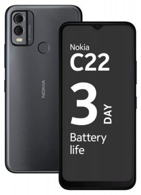 Nokia C22 | 4GB RAM (2GB RAM + 2GB Virtual RAM) | Charcoal