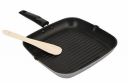 Non Stick Aluminium Grill Pan, Grey Metallic, 1 Piece...