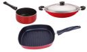 Nirlon Non Stick cookware Kitchen Accessories for Cooking Combo Set of 3 Pieces (SP(M)_AC_GP24)...