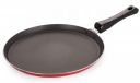 Nirlon Gas Stove Compatible Aluminum Non Stick Flat Tawa/Gridle 27cm with Bakelite Handle[26mm Classic_Flat Tawa12]...
