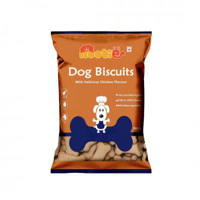 Nootie Freshly Baked Real Chicken and Peanut Butter Cookie/Biscuits for All Life Stages of Dogs, (900g) (1)