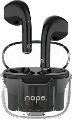 NOPE Nuclear A1+ TWS Buds 30Hrs Playtime, BT5.1, 13MM Drivers, Made In India Bluetooth Headset  (Jade black, In the Ear)