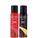 NORD Deodorant Body Spray - Rage and Bolt 120 ml each (Pack of 2)...