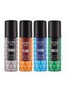 NORD Intense Deodorant sprey Travel Pack Gift Set for Men, Pack of 4 (40ml each)...