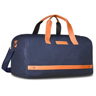 Nordia Rover Classic 30L Duffel – Navy Ember Edition | Stylish Unisex Multipurpose Travel Duffel Bag with Shoe Pocket