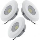 Nortek Forza 2 Watt Round Led Spot Light For Ceiling (Blue, Pack of 3)...