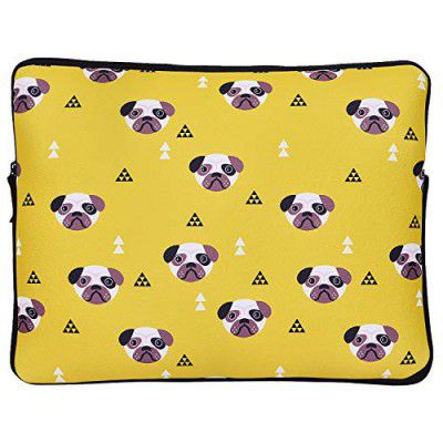 NOSTALJIA Upto15.6 inch Expandable Sleeve/Slipcase with Zip Closure Pocket, Multi-Colour (NLSK068)