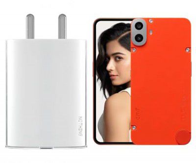 Nothing Phone 2A Original Upgraded 45W Super Rapid Charging Power Adapter Type C Wall Charger Compatible (8 Months Warranty).