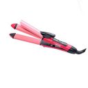Nova 20009 2 in 1 Hair straightener and curler For Women and Men (PINK)...