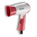Nova NHP-8104 1400 Watts Compact Hair Dryer (White/Pink)...