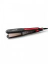 NOVA NHS-982/00 Temperature Control Professional Hair Straightener - Black & Red...