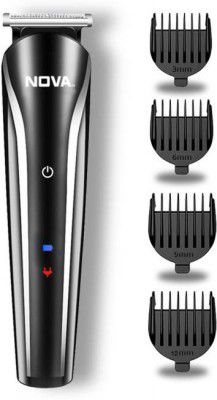 NOVA 1073-00 USB Trimmer 60 min Runtime 4 Length Settings  (Black, Grey)