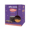Nova Nova Dark Waffle Chocolates - Box of 6 - Vegetarian, 100% Eggless | No Added Preservatives (120g)...