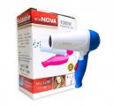 NOVA NV-1290 1000W Foldable Hair Dryer for Women Professional Electric Foldable Hair Dryer...
