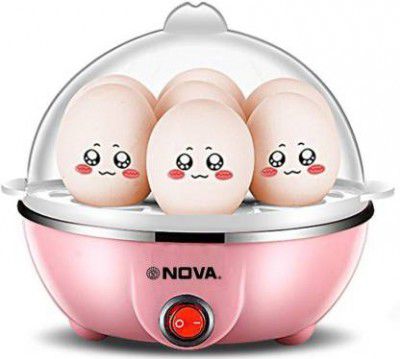 NOVA Pink Electric Egg Boiler NEC1530 Egg Cooker  (Pink, 7 Eggs)