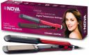 NOVA Temperature Control Professional NHS 870 Hair Straightener (Black/Red)...
