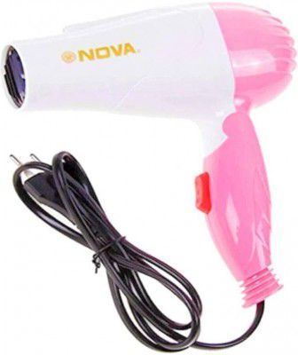 NOVA Youthfull 1290 dryer 1000w Hair Dryer (1000 W, Pink & White)