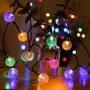 NOVALUC 20 LED Crystal Ball Fairy String Lights for Home Decoration Diwali Christmas Lights (Multicolor)...