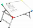 NOVELTY Foldable Height Adjustable Board Metal Portable Laptop Table...