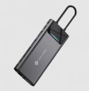 NOVOO 12-in-1 USB 3.0 Type C to USB 2.0 (With LED Screen, Dark Grey)...