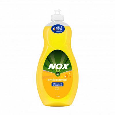 NOX Liquid Dishwash Gel | Tough on Stain & Soft on Hands | Ideal for dishwash, cleaning bathroom, washing clothes & cleaning cars (Pack of 2, 500 ml, Lemon Scent)