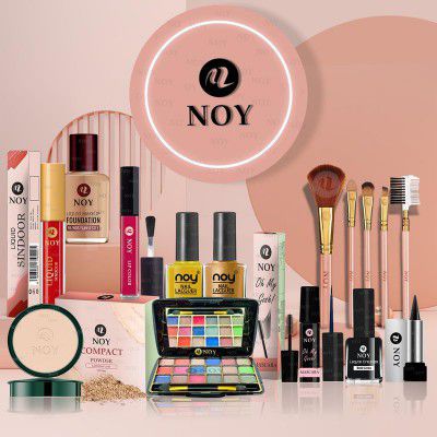NOY Futuristic Beauty High Tech Make Up Kit Innovation at Its Finest 100% Toxic Free Ingredients & Lightweight NO#380 (Pack of-15)