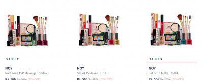 NOY Makeup Kit Upto 72% Off | Starts At Rs 566