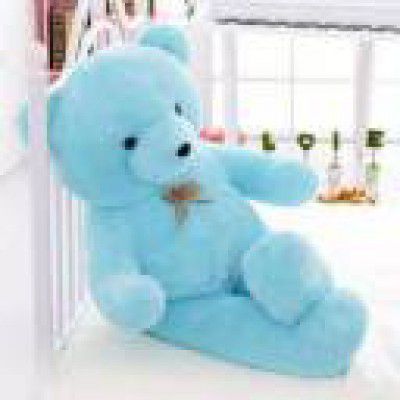 NP Toys 3 FEET Sky Blue Imported Teddy Bear - 91 cm (Sky Blue) - 95 cm  (3 FEET Sky Blue Imported Teddy Bear - 91 cm (Sky Blue) 4)