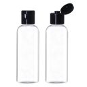 nsb herbals 100ml Empty Clear Plastic Bottles Refillable Travel Size ...