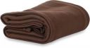 NTS® 300 GSM Special for Heavy Winter Plain Light Weight Polar Fleece Blanket (Brown, Single) (Brown)...