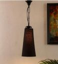 Ntu-244 black cotton hanging light by tu casa holder type-b-22 (bulb not included)...