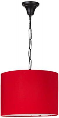 Ntu-37 red Cotton Hanging Light by tu casa Holder Type b-22 (Bulb not Included)