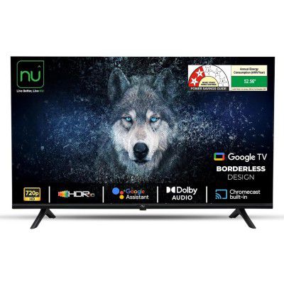 [Extra Rs.2399 OFF] NU (32") Borderless Series 720p HD Smart Google TV LED32HGNX