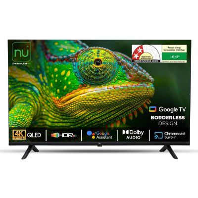 [Extra Rs.7250 OFF] NU (43") Borderless Series 4K QLED Smart Google TV | LED43QUGNX