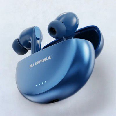 Zepto : Nu Republic Epic X3 With 48Hrs Playtime True Wireless Earphones (Blue)