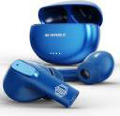 Nu Republic Epic X3 with Upto 48 hrs Playtime, X-Bass® Technology, Dual ENC Mic, BT V5.3 Bluetooth  (Blue, True Wireless)