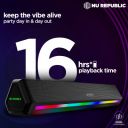 Nu Republic Party Box 240 Bluetooth Soundbar (Black, 2.0 Channel)...