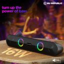 Nu Republic Partybox 165 with 10 Hrs Playtime, 16 W Bluetooth Soundbar...
