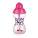 Nuby Click-It Designer Series Flip It Straw Active Sipeez 300ml (Pink)...