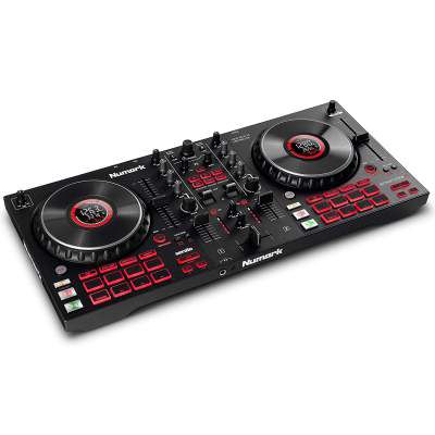 Numark Mixtrack Platinum FX – DJ Controller For Serato DJ with 4 Deck Control