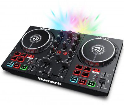 Numark Party Mix II DJ Controller with Built-In Light Show, Black