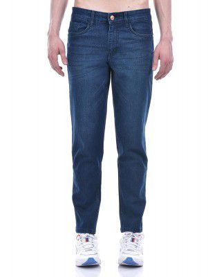 Numero Uno Men's Classic Slim Fit Dark Blue Denim Sustainable Jeans