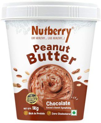 Nutberry CHOCOLATE CREAMY Peanut Butter 1kg (Bucket)