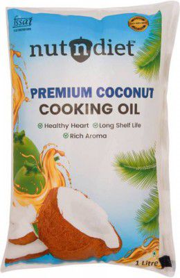 nutndiet premium coconut cooking oil 1 L